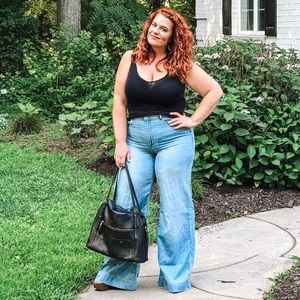 Express Plus Size Wide Leg Jean